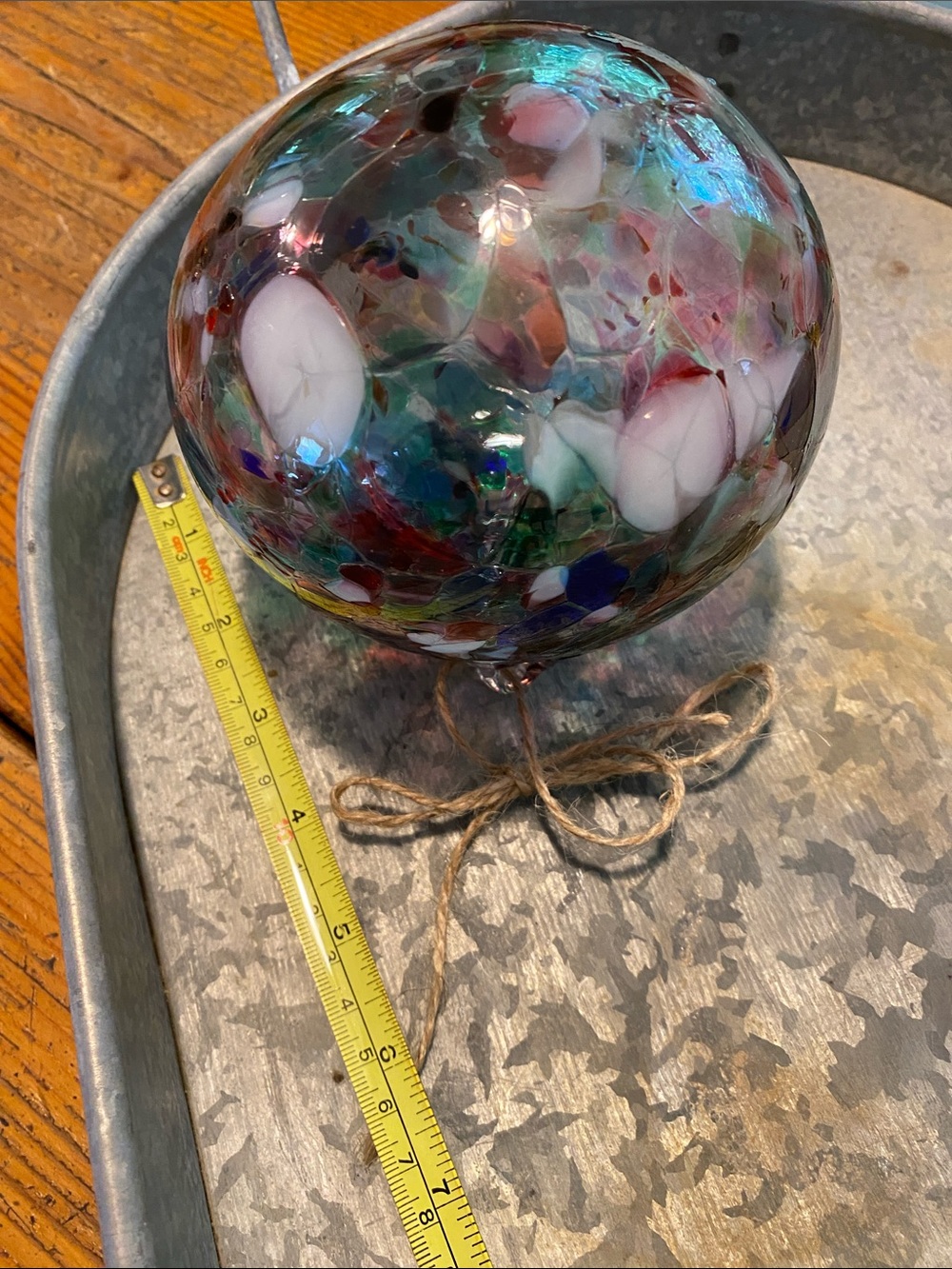 Hand blown glass ball/decoration
